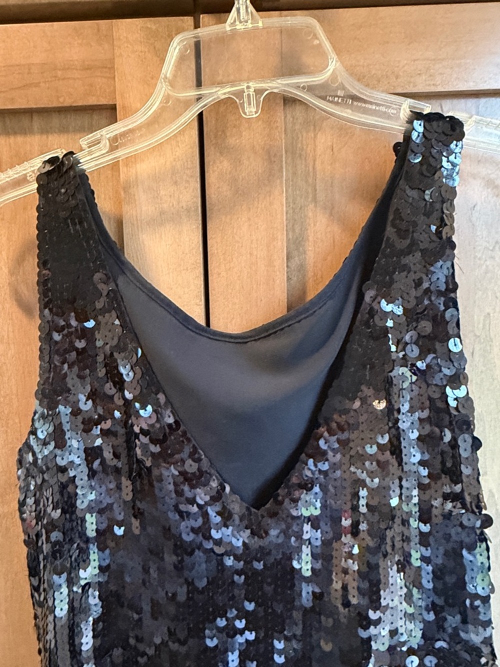 Banana Republic Black Sequin Mini Dress - Picture 6 of 6